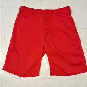 Nike Mens Red Golf Stretch Shorts